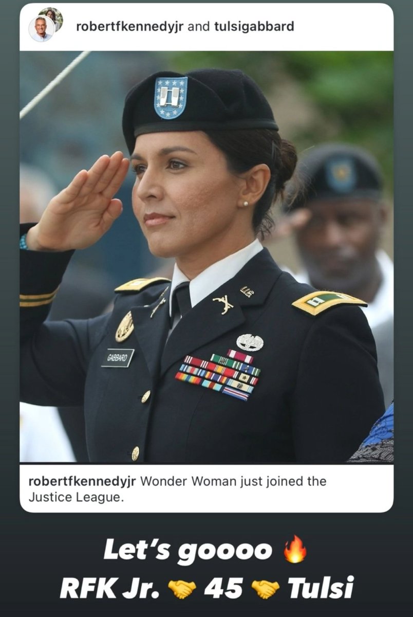 CarlBotha2's tweet photo. @DefiyantlyFree @Lizbear63 @POTUS @VP have put @TulsiGabbard on the terrorists watch list, a veteran and still serving, an ex congressman and @TheDemocrats! @realDonaldTrump @JDVance @RobertKennedyJr @elonmusk @VivekGRamaswamy @BretBaier @DonaldJTrumpJr https://t.co/aoZfW5qI8Y