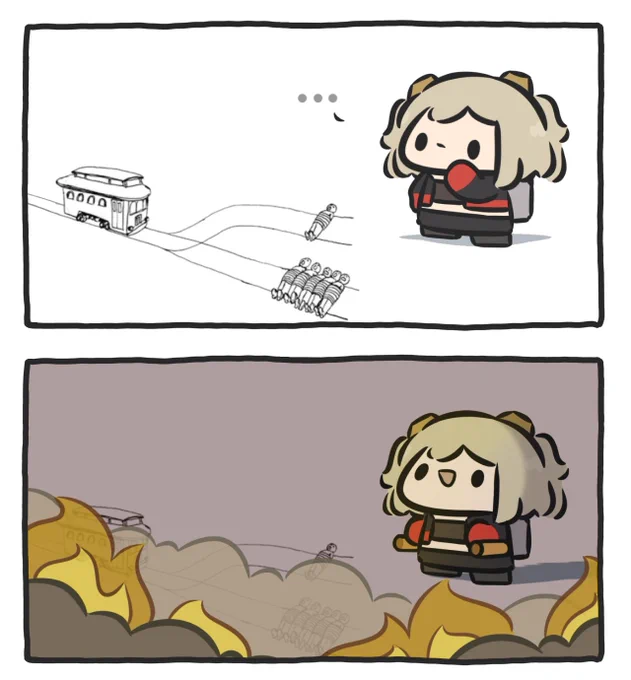 Trolley problem 🚃🔥

#ゼンゼロ #zzzero 