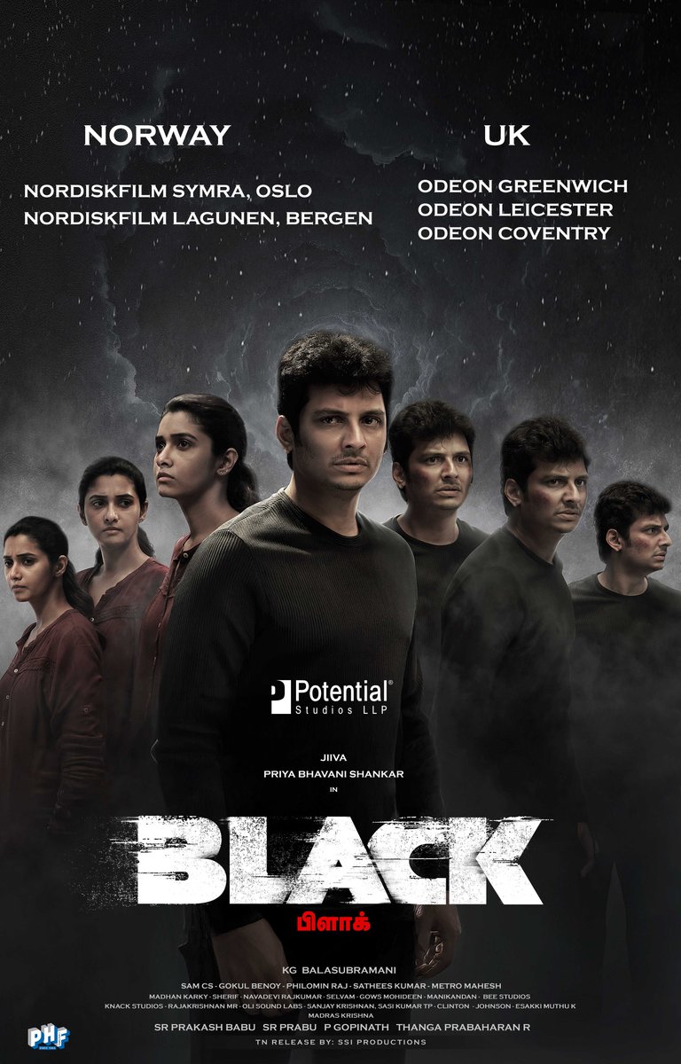 Potential Studios LLP (@potential_st) on Twitter photo Friends in #SriLanka, #UK, #France & #Norway can enjoy #BLACK in big screens.
#பிளாக்
<a href="/JiivaOfficial/">Jiiva</a> <a href="/priya_Bshankar/">Priya BhavaniShankar</a> <a href="/kgBalasubramani/">KG Balasubramani</a> <a href="/actorvivekpra/">Actor Vivek Prasanna</a> #ShivaShahra <a href="/iamswayamsiddha/">Swayam</a> <a href="/gokulbenoy/">gokul benoy</a> <a href="/SamCSmusic/">𝐒𝐀𝐌 𝐂 𝐒</a> <a href="/madhankarky/">Madhan Karky</a> <a href="/ArtSathees/">Satheeskumar Artdirector</a> <a href="/philoedit/">Philomin Raj</a> #MetroMagesh #SherifMaster <a href="/rthanga/">Thanga Prabaharan. R</a> Friends in #SriLanka, #UK, #France & #Norway can enjoy #BLACK in big screens.
#பிளாக்
<a href="/JiivaOfficial/">Jiiva</a> <a href="/priya_Bshankar/">Priya BhavaniShankar</a> <a href="/kgBalasubramani/">KG Balasubramani</a> <a href="/actorvivekpra/">Actor Vivek Prasanna</a> #ShivaShahra <a href="/iamswayamsiddha/">Swayam</a> <a href="/gokulbenoy/">gokul benoy</a> <a href="/SamCSmusic/">𝐒𝐀𝐌 𝐂 𝐒</a> <a href="/madhankarky/">Madhan Karky</a> <a href="/ArtSathees/">Satheeskumar Artdirector</a> <a href="/philoedit/">Philomin Raj</a> #MetroMagesh #SherifMaster <a href="/rthanga/">Thanga Prabaharan. R</a>