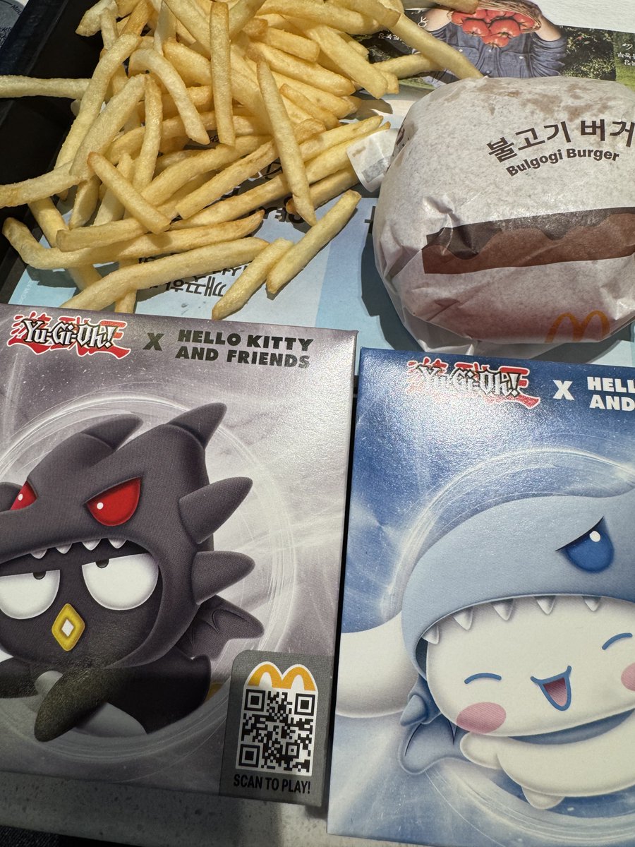 해피밀 먹으러 왓어요 쨩빈마루 겟~!