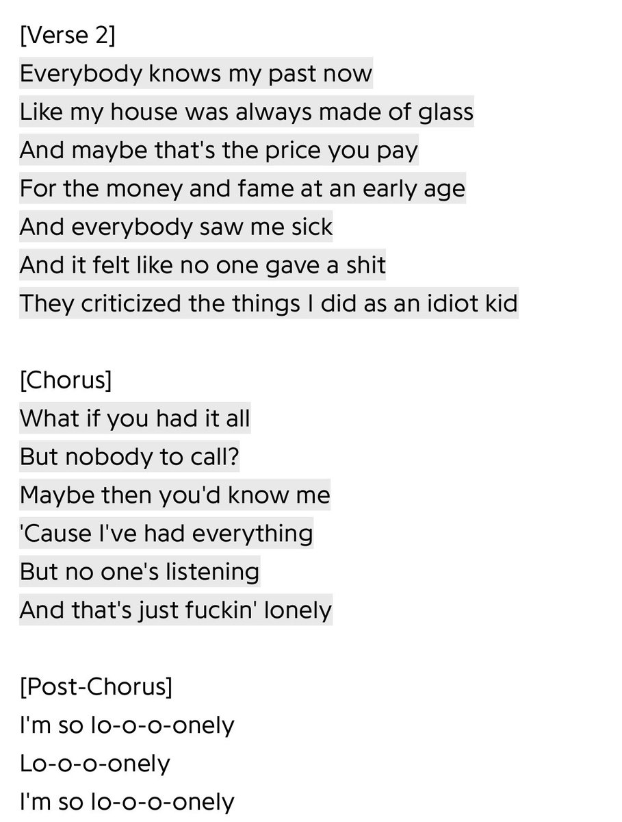 Just listened to Lonely by Justin Bieber and it never resonated more than now.
What Liam must have gone through behind closed (hotel room) doors, also back in the One Direction days, lead to massive tragedy that has had many victims, including Maya.