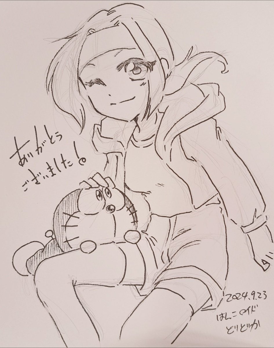遅く報ですが……サンシャインクリエイションで描かせていただいたスケブ3点です。
ありがとうございましたー! 