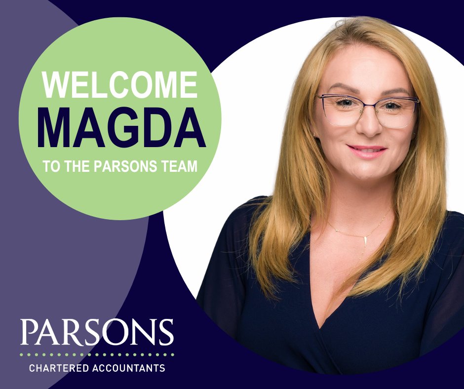 ✨ Welcome new colleague, Magda, to Parsons ✨

Magda recently joined our Business Services team as a Business Services Senior Associate, and will be based in Wakefield.

We're really looking forward to working with her! Why not join us in welcoming Magda to the Parsons team! 👋