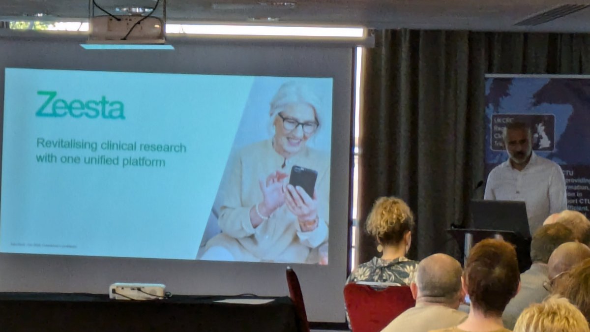 UKCTUNetwork's tweet photo. Really interesting session lead by our exhibitors (Zeesta @kazemr, @Box, @eSignHQ&amp; @OpenClinica.

Great to hear more about what they are doing – and to help them understand more about the non-commercial clinical trials space.

#UKCTUNetwork #DISOG2024 https://t.co/jQyyq8hoXS