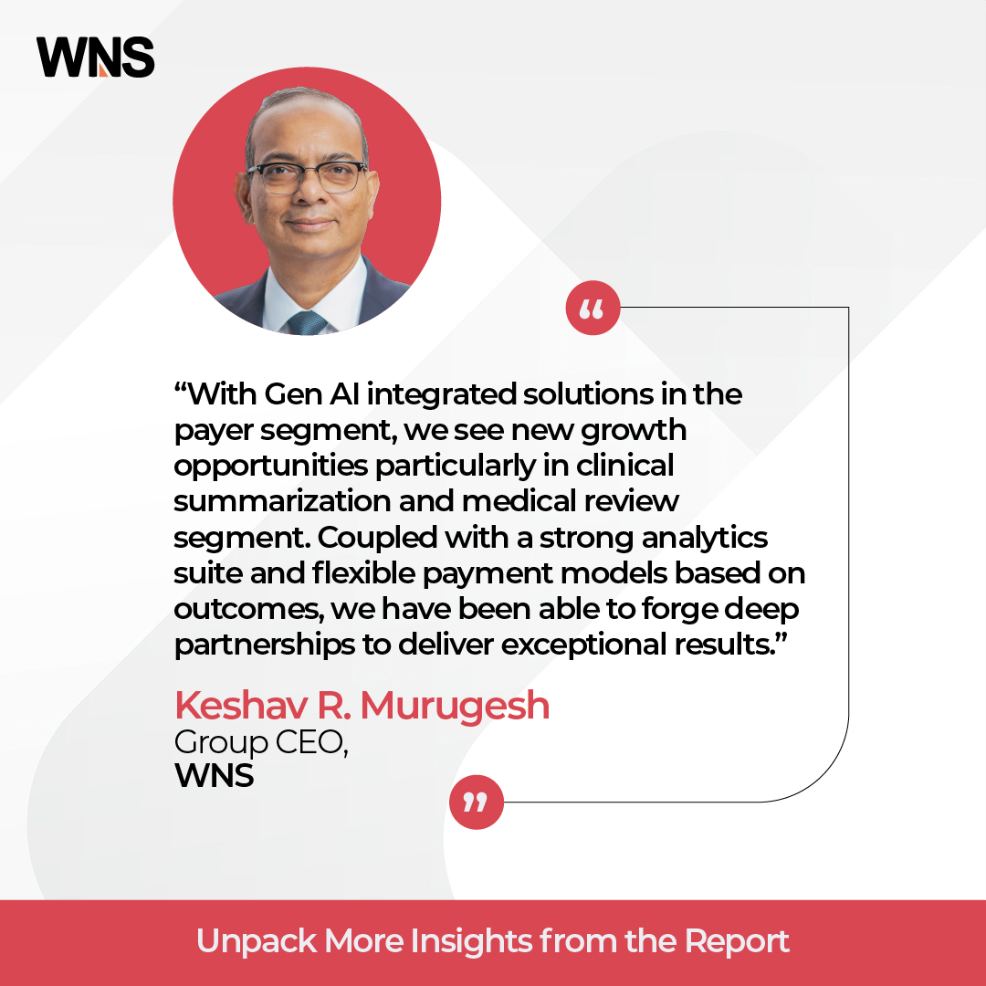 wnsholdings's tweet image. 15+ years of #healthcare experience has led us to being named a 'Leader' in the @NHInsight Healthcare Payer Operations Transformation 2024 NEAT Report. Learn how our 4k FTEs back five of the top U.S. insurers across #claimsmanagement, care and #wellness: bit.ly/HP2_T