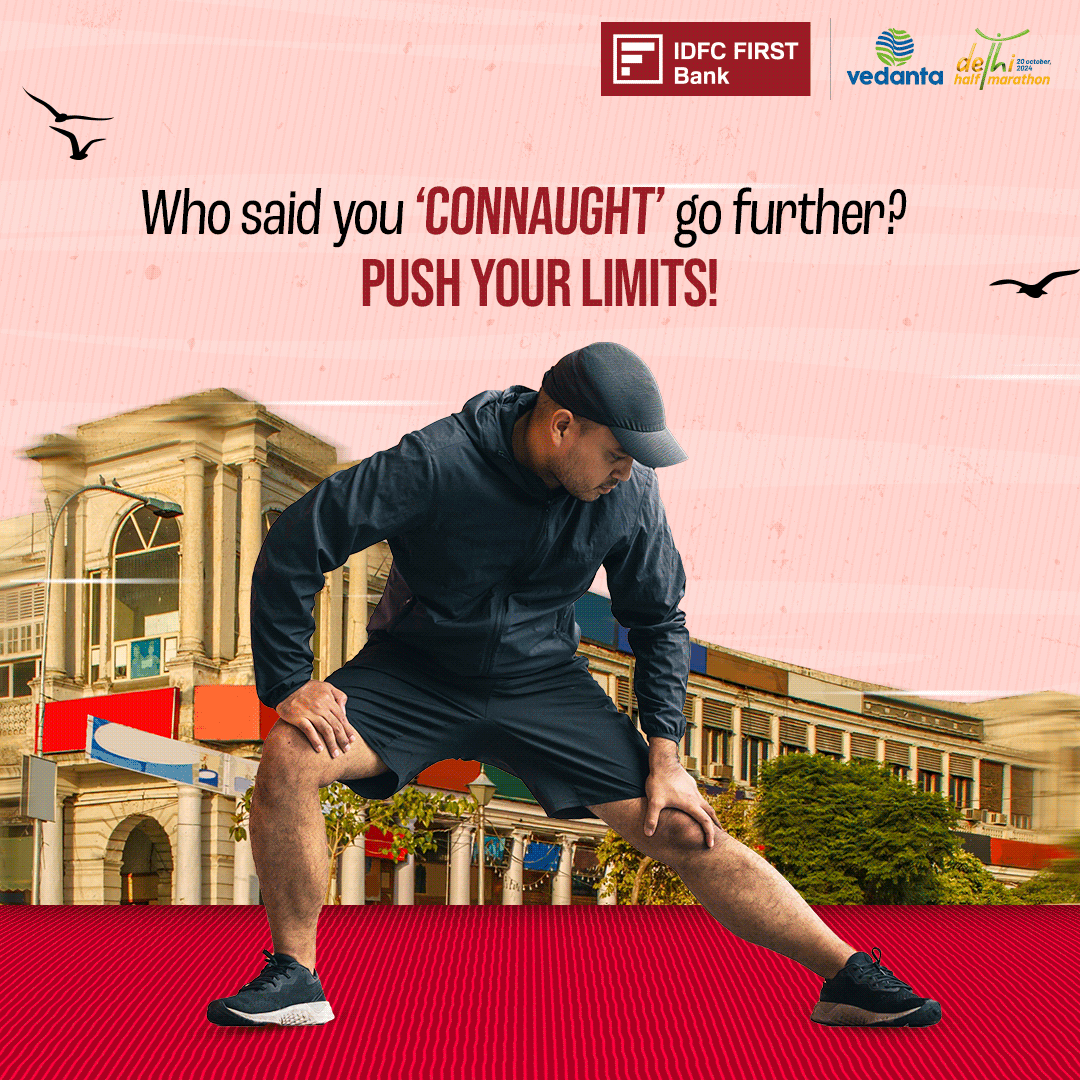 IDFCFIRSTBank's tweet photo. Get ready to conquer the streets and #PushForMore at the Vedanta Delhi Half Marathon 2024, brought to you by proud Associate Sponsor IDFC FIRST Bank. Let’s make every step a victory lap and turn every mile into a milestone!
#IDFCFIRSTBank #AlwaysYouFirst #JourneyToTheStart #VedantaDHM24 #AaRangDeDilli