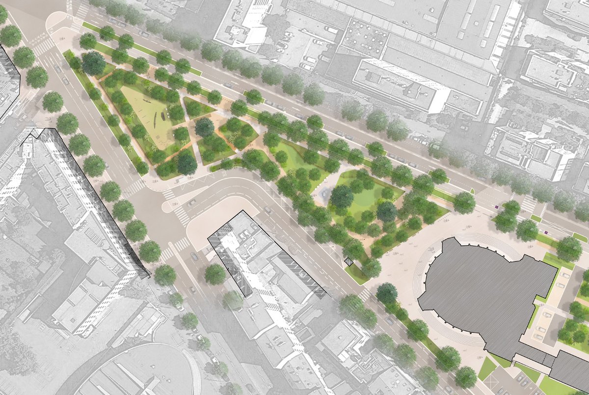 Planbarchitecte's tweet photo. Place du Bachut à Lyon Fin des études de conception , bientôt les travaux
Rendez-vous au printemps pour les premiers coups de pelles !
MOE : PLAN B/PRESENTS/ECL studio/DILUVIAL 
MOA : Ville de Lyon/Direction Biodiversité et nature en Ville
Illustrations : C. Jacques &amp; PLAN B https://t.co/fhZELfLfKj