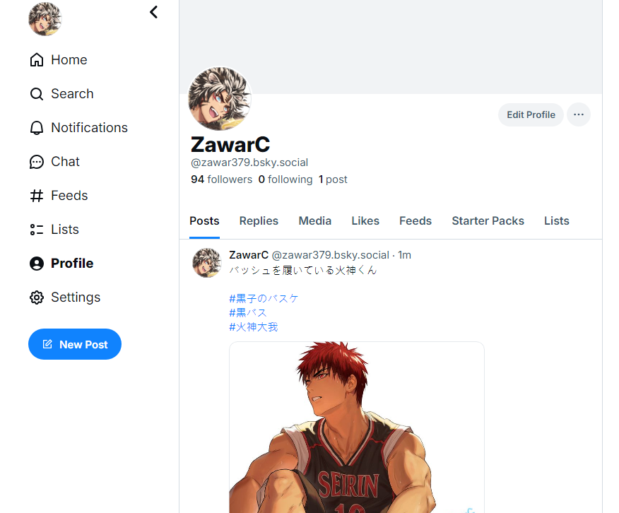 Zawar379's tweet photo. Blueskyもできたので、よかったらどうぞ😃
ZawarC (@zawar379.bsky.social) — Bluesky https://t.co/xe4auTMmnD