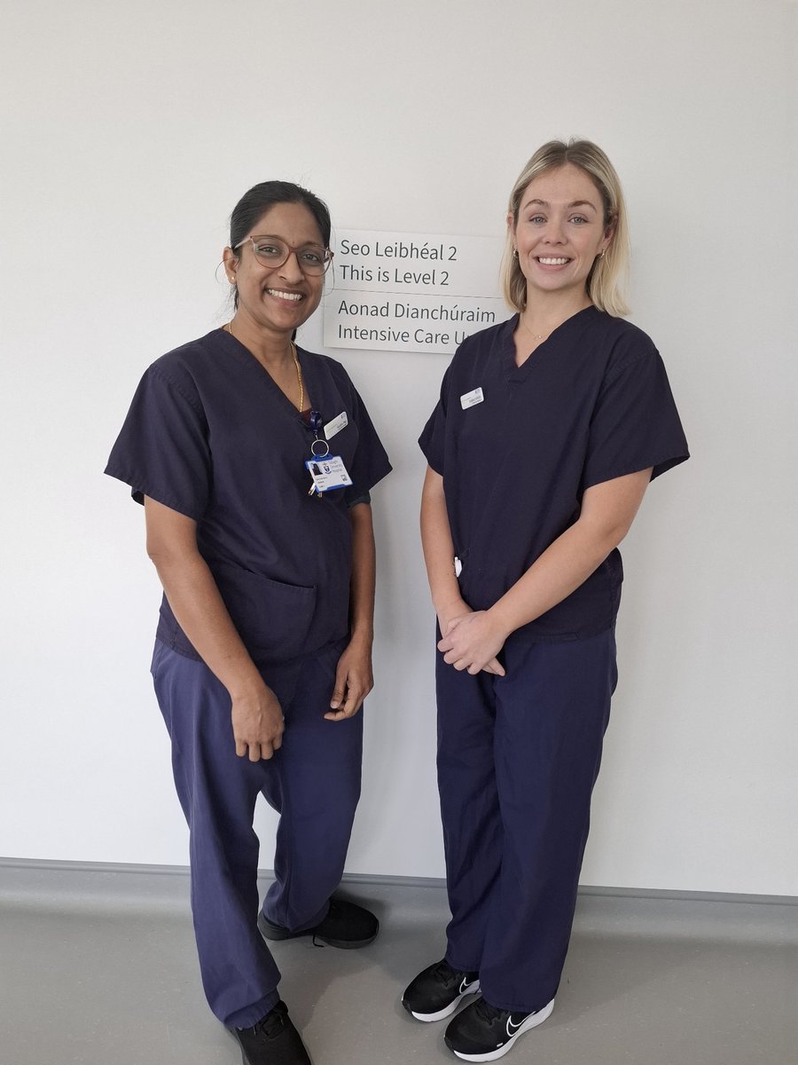 💫💫  2 wonderful new additions to our Senior Critical Care Nursing Team. Emma and Kavitha commencing as Clinical Nurse Managers 2.  Welcoming  to the <a href="/ICUTallaght/">@ICUTallaght University Hospital</a> family!
 <a href="/emforde/">Emma Forde</a>