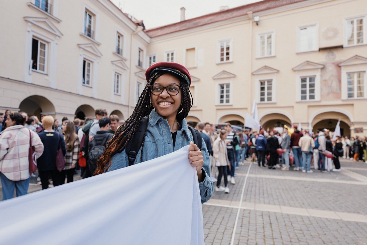 VU_LT's tweet photo. We invite you to step into the shoes of a Vilnius University #student by joining #remotely. 🖥️ We offer a wide range of online lectures in English: https://t.co/JSVtSnmcZb
#StudentforaDay https://t.co/u5QJv2cO8i