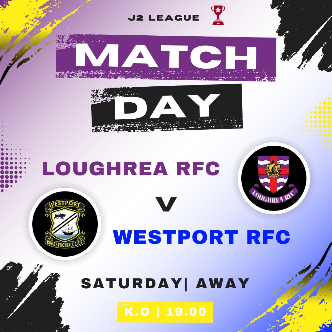Loughrea RFC (@loughrearfc) on Twitter photo Both teams set to travel this weekend. π
Our first squad take on <a href="/Galwegians_RFC/">Galwegians RFC</a> in the J2C League at 2:30pm.π
While our Development Squad go all the way up to <a href="/ClubWestport/">Westport Rugby Club</a> in the J2 League for a 7pm kick-off.π₯
Both teams are looking to bring continued success.π― Both teams set to travel this weekend. π
Our first squad take on <a href="/Galwegians_RFC/">Galwegians RFC</a> in the J2C League at 2:30pm.π
While our Development Squad go all the way up to <a href="/ClubWestport/">Westport Rugby Club</a> in the J2 League for a 7pm kick-off.π₯
Both teams are looking to bring continued success.π―