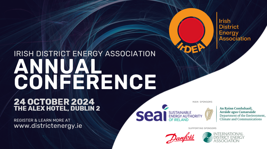 ⏳One week to go! 

The clock is ticking, and excitement is building here at IrDEA for the Annual Conference 2024! 

Join us for insightful discussion on the future of district energy here in Ireland. 

Last minute tickets still available, register now: bit.ly/45R5CD9