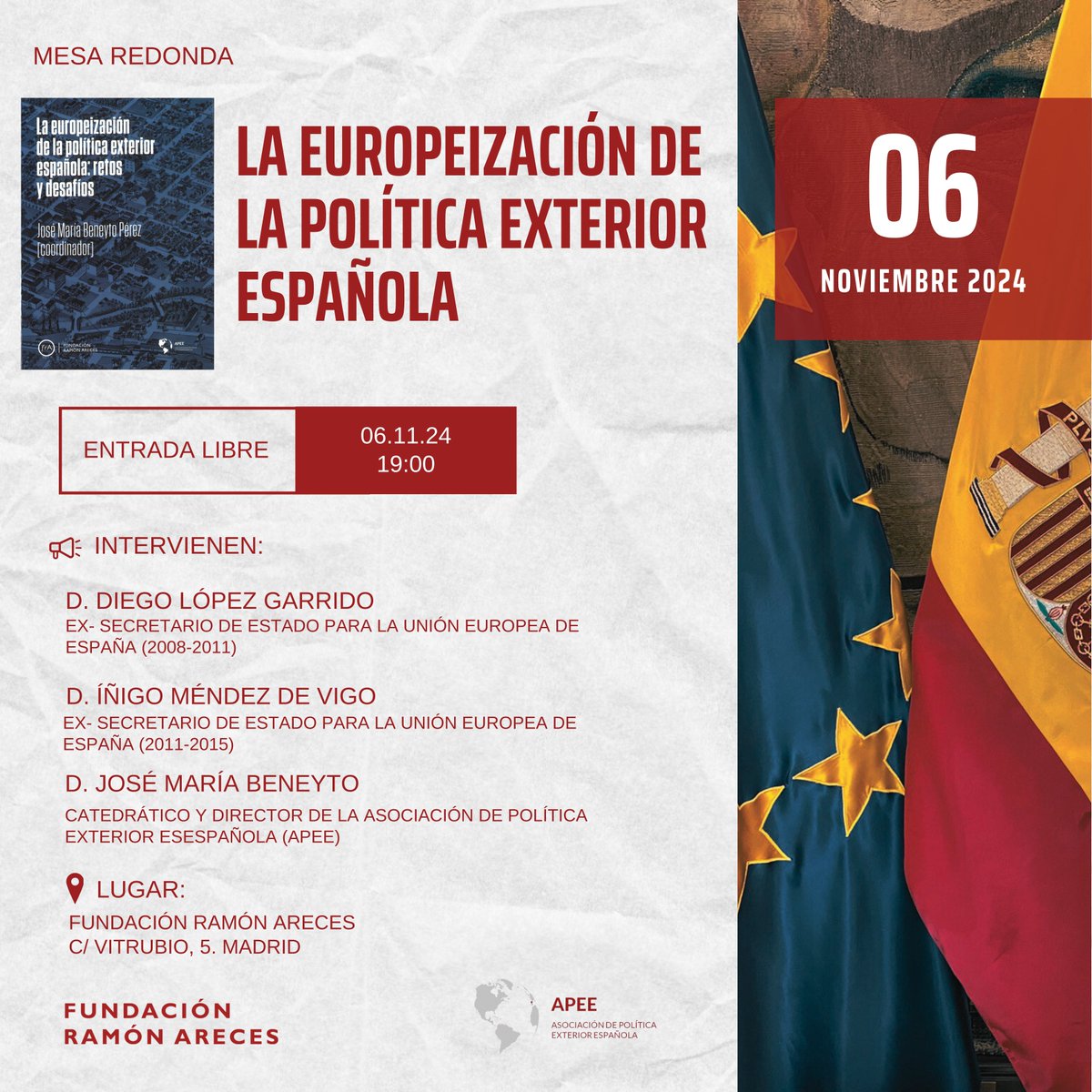 Asociación de Política Exterior Española (APEE) tweet media