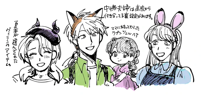 >某テーマパークカチューシャ事情ありがとうございました!!!!あまり行ったことない夏芽に夏芽〜〜〜〜😭と感情が溢れます…皆本当に可愛いですね……そして私は明菜さんと中嶋先生ファミリーも何を着けるのかずっと気になっています…!!教えてください!

ほいさ〜 https://t.co/QQPqh1h7P3 