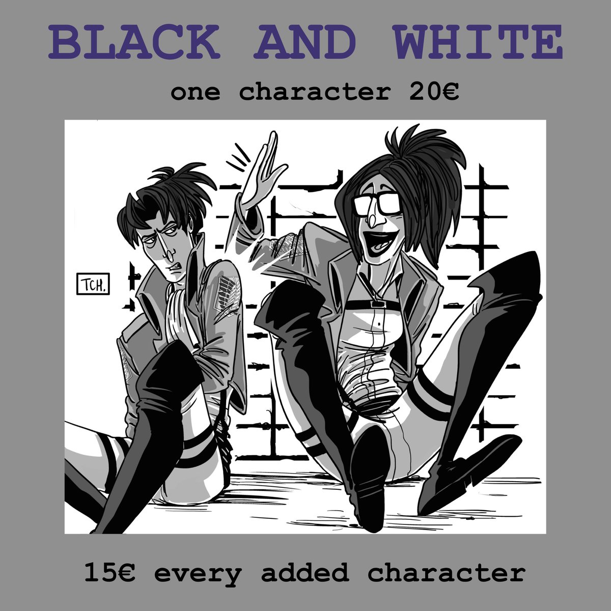 giudrawsstuff's tweet image. Hi everyone, I updated my commission sheets and I'm pinning it again on my profile 🤗
#myart #commissions #digitalart #commissionsopen #ocs #fanart #ship #comics #conceptart #characterdesign
Likes and shares are appreciated even you can't commission me 💜