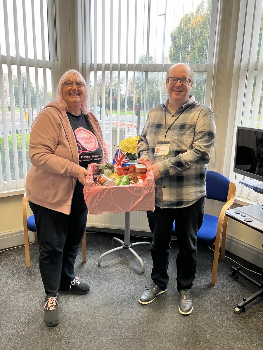Thanks to Community Champion Jill Brady <a href="/AsdaPilsworth/">Community Champion</a> for kind hamper donation being used for our upcoming Coffee Morning <a href="/BuryBlindSoc/">Bury Society for Blind & Partially Sighted People</a> Monday 21/10 10am-12pm in aid of Breast Cancer Awareness month- all welcome!