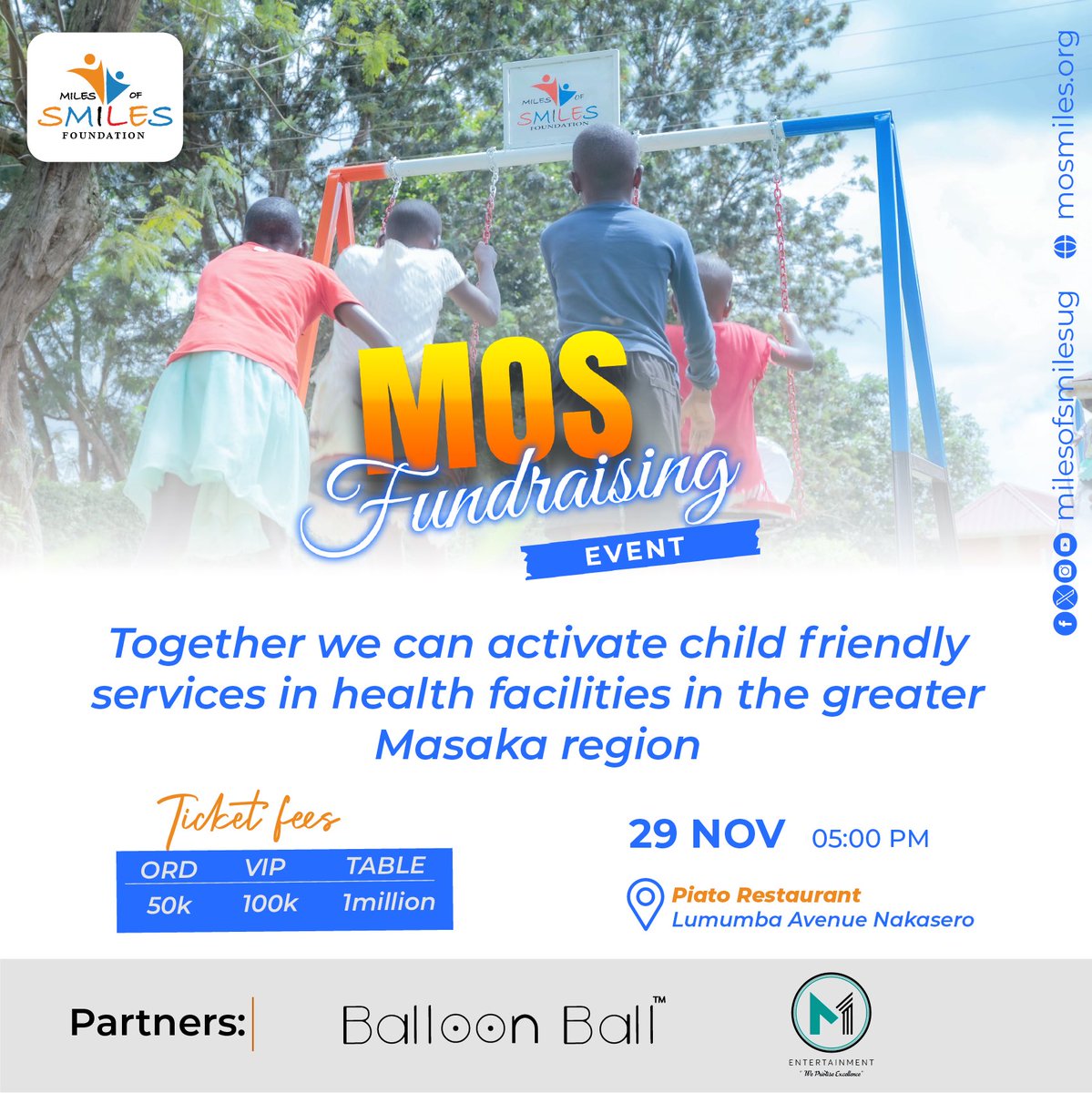 MOSmilesUg's tweet photo. Together, we can activate child-friendly services at health facilities in Nakaseke and the greater Masaka region. Buy your tickets today or make a donation to #CreateSmiles https://t.co/3dm2PNZ5zc