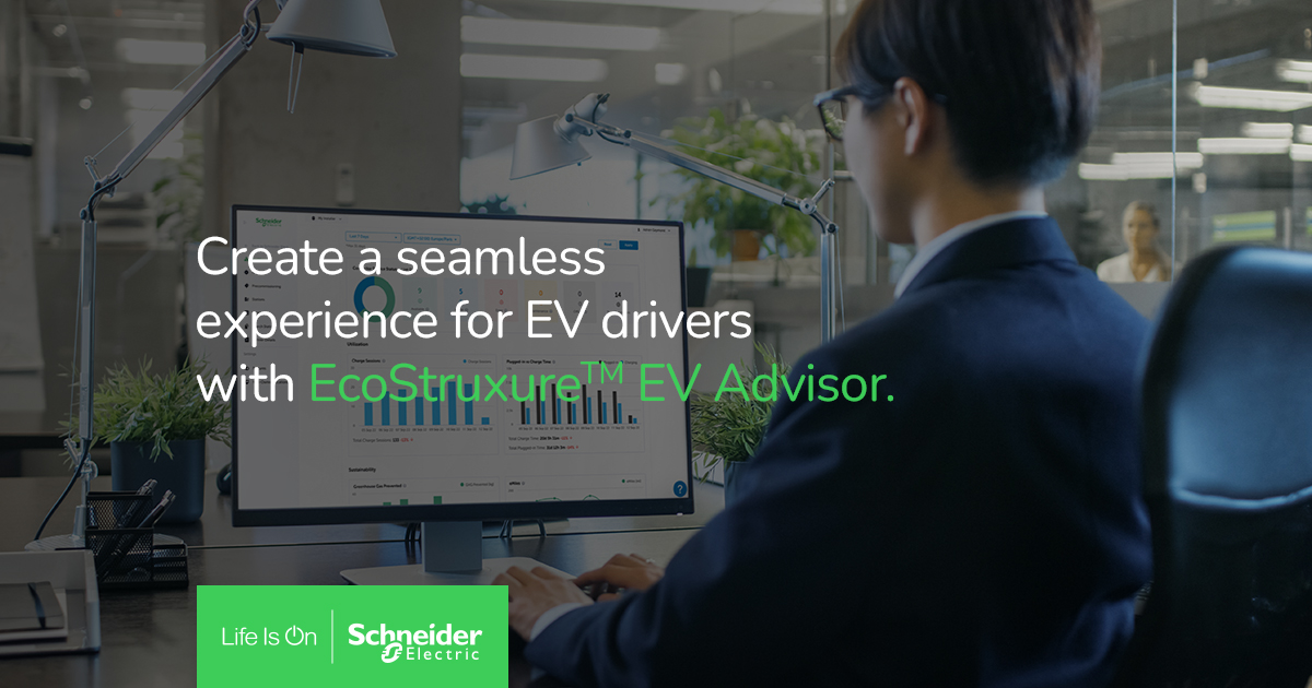 DarjaSayenko's tweet photo. Maximize the potential of your #EVcharging infrastructure with EcoStruxure EV Advisor. An end-to-end eMobility system that can help you efficiently manage your networks and provide a better user experience. Learn how in our e-brochure: https://t.co/zrov8v9dYF #LifeIsOn #EV https://t.co/iEzFxFxkGy
