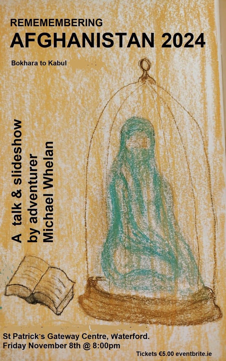 ainenifaolain's tweet photo. My dad is doing a talk on his cycling travels through Afghanistan and Central Asia earlier this year 🚲 

🗓️ Friday, November 8th 

⏰ 8pm 

📍St Patrick’s Gateway Centre, Waterford 

🔗 https://t.co/NSYh8vODXh (Tickets also available on the door) https://t.co/C6DIWgdiOf