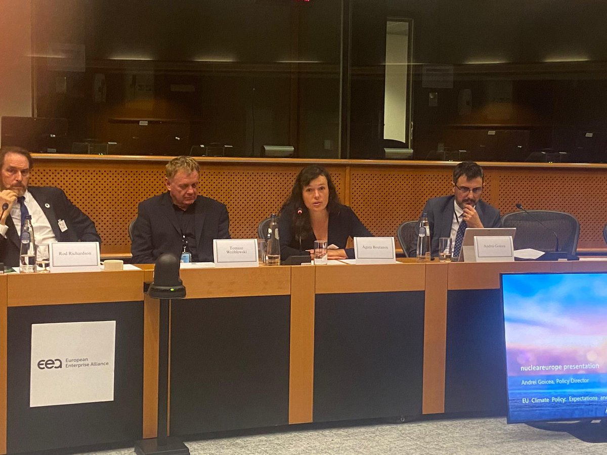 nucleareurope (@nucleareurope) on Twitter photo nucleareurope Policy Director <a href="/AndreiGoicea/">Andrei Goicea</a> stresses need for equal treatment of all net-zero technologies at <a href="/EEA_Brussels/">European Enterprise Alliance</a> event on EU Climate Policy:
“The focus should remain on the goal of reducing GHG #emissions to reach #netzero by 2050, not on technology specific targets” nucleareurope Policy Director <a href="/AndreiGoicea/">Andrei Goicea</a> stresses need for equal treatment of all net-zero technologies at <a href="/EEA_Brussels/">European Enterprise Alliance</a> event on EU Climate Policy:
“The focus should remain on the goal of reducing GHG #emissions to reach #netzero by 2050, not on technology specific targets”