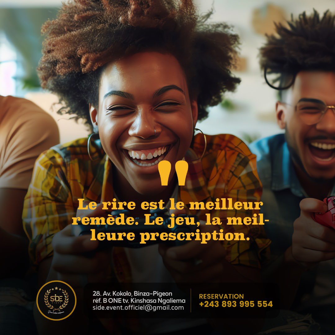 deleq_group's tweet photo. #side_event BY @deleq_group : Le rire est le meilleur remède. Le jeu , la meilleure prescription ✅
Nous vous invitons à découvrir notre espace de jeux convivial et dynamique !
Que vous soyez passionné de jeux de société, de jeux vidéo il y en a pour tous les goûts.
Bienvenue https://t.co/zsyjwMVnb0