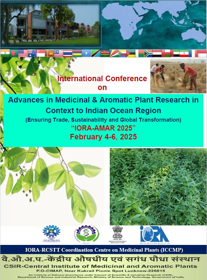 csir_iora's tweet photo. ICCMP, CSIR-CIMAP, Lucknow, India, is delighted to announce a three  days International Conference on:  "Advances  in Medicinal &amp; Aromatic Plant Research in the Context of the Indian  Ocean Region (Ensuring.)" – IORA-AMAR 2025.

For further details visit:
https://t.co/hoWcdxcNDG https://t.co/6FZBlcbiR3