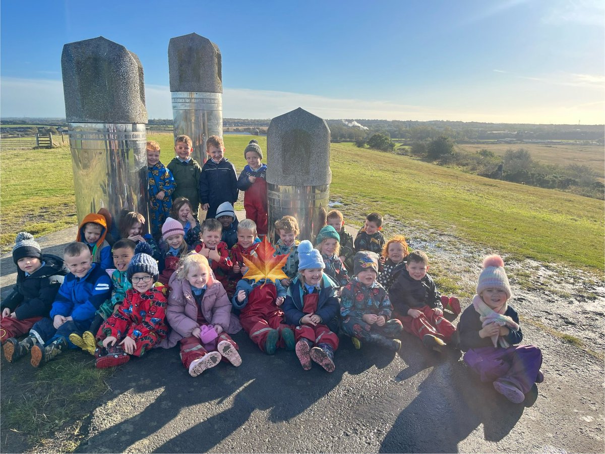 GCPSReception's tweet image. Reception have had a lovely autumn walk this morning up Weetslade Pit heap.  We even had a little roll down it!
@GreenfieldsCPS