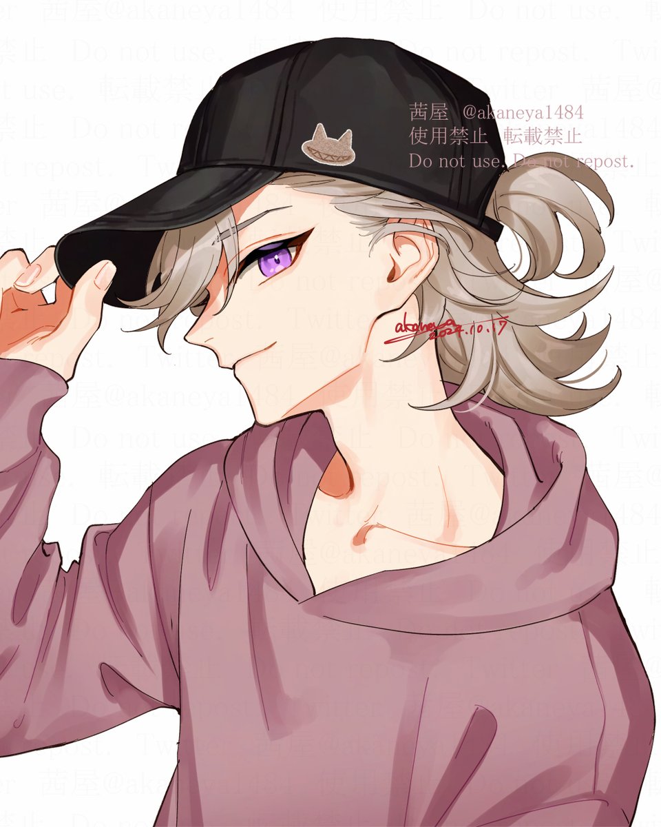 akaneya1484's tweet photo. パーカー男子
（＋キャップ＆ハーフアップ） https://t.co/kXU0M7LUPG
