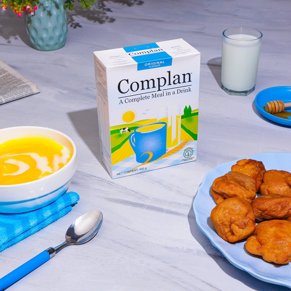 OriginalComplan's tweet image. A complete breakfast with Complan!

What’s your favorite way to enjoy complan?

#Complan
#StepUpYourNutrition