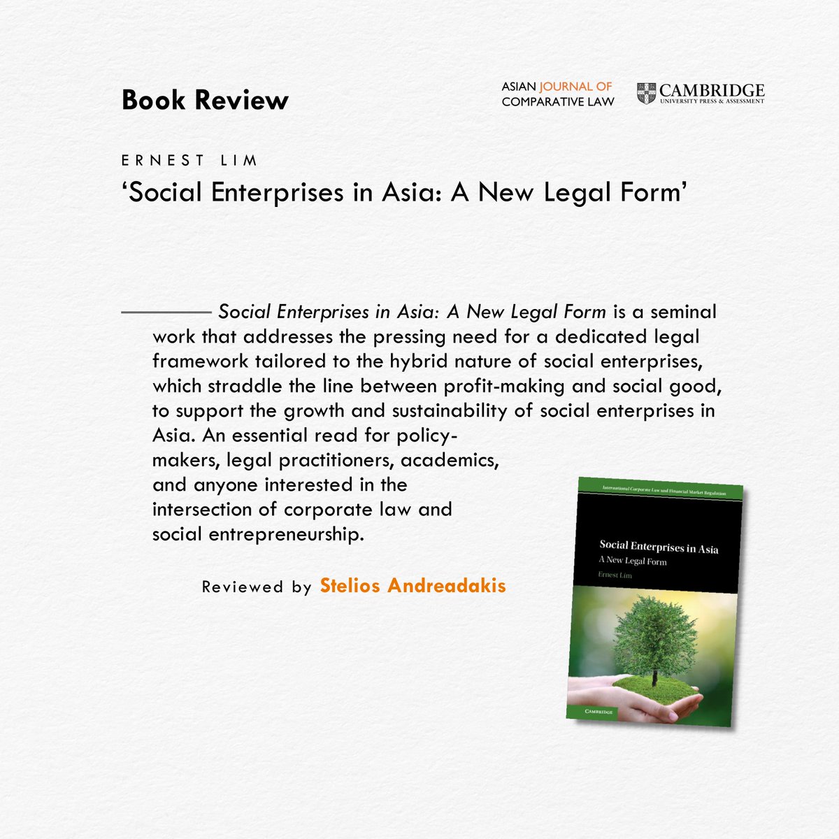 Asian Journal of Comparative Law tweet media