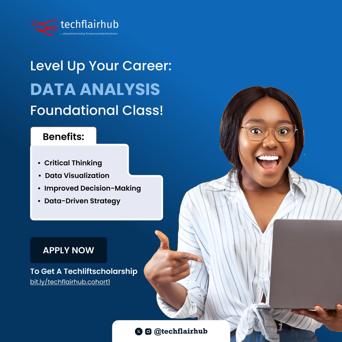 techflairhub's tweet image. Learn the skills that help businesses win. 

Sign up for #TechLift and unlock FREE training in Data Analytics and more. 
Limited spots—stay ahead of the game!

Lekki toll gate yahoo Gtbank