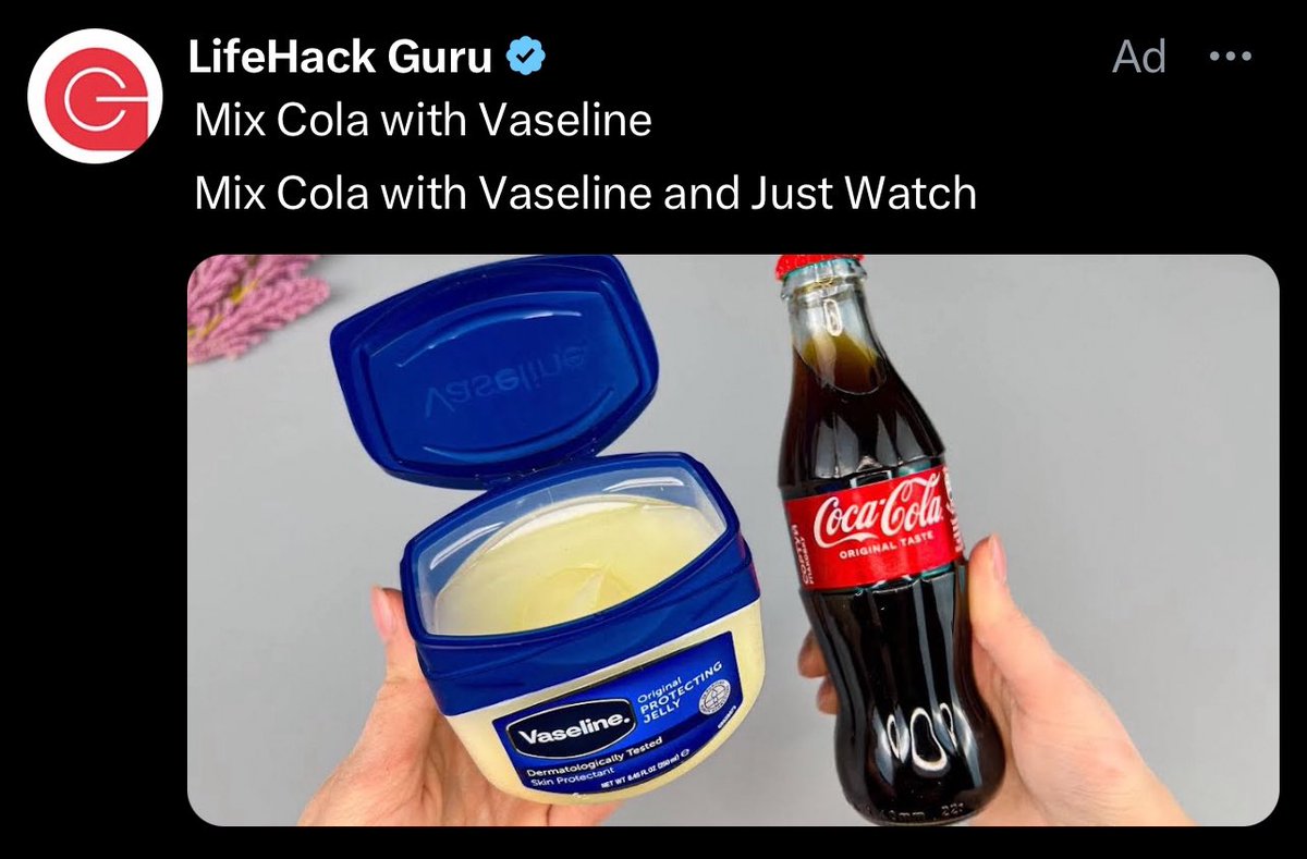 binguschondo's tweet photo. do you have any idea how many advertisers i’ve blocked? you don’t get gems like these without hard work. now all that work… for nothing… https://t.co/fDIo9iORsw