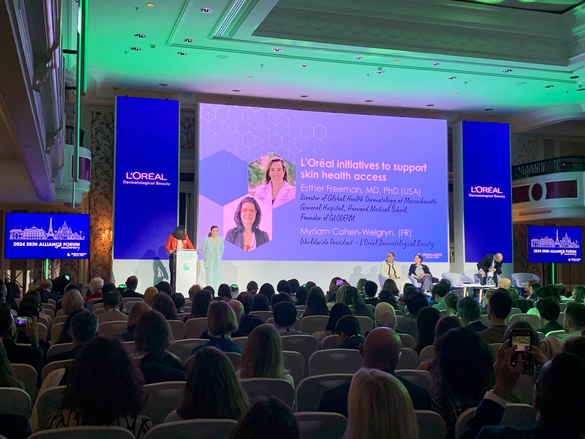 💡 L'Oréal Initiatives to support Skin Health Access presented by <a href="/DrEstherFreeman/">Esther Freeman MD PhD</a> &amp; <a href="/MyriamCWAuteure/">Myriam Cohen-Welgryn Auteure</a> at #SkinAlliance2024! 

Tune in: lorealdermatologicalbeauty.com/events/upcomin…

#SkinHealth #Dermatology #HealthcareAccess #Innovation