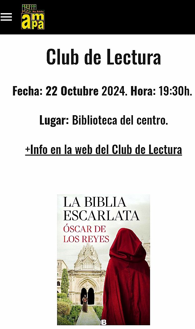Óscar de los Reyes (@oscar_dlosreyes) on Twitter photo El próximo instituto que visitaremos será el IES Santa Eulalia de Mérida. Todo un placer estar con vosotros 📚📚📚💫
<a href="/EditabundoA/">Editabundo Agencia Literaria</a> <a href="/Editabundo/">Pablo Álvarez</a> <a href="/penguinlibros/">Penguin España 🐧📚</a> <a href="/EdicionesB_/">Ediciones B</a> El próximo instituto que visitaremos será el IES Santa Eulalia de Mérida. Todo un placer estar con vosotros 📚📚📚💫
<a href="/EditabundoA/">Editabundo Agencia Literaria</a> <a href="/Editabundo/">Pablo Álvarez</a> <a href="/penguinlibros/">Penguin España 🐧📚</a> <a href="/EdicionesB_/">Ediciones B</a>