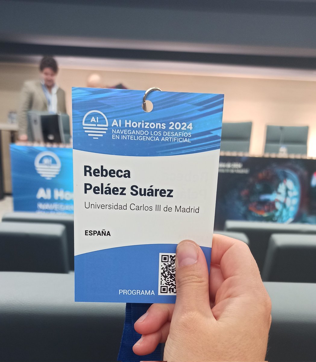 RebecaPelaezS's tweet photo. Un día más en mi parte favorita de este trabajo ❤️
@BigData_uc3m #aihorizons https://t.co/Ua5ePoAtNr
