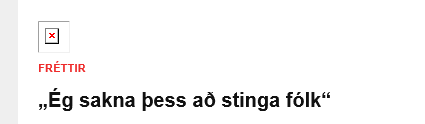 MargretVaff's tweet photo. Hugsaði "Nei, hvert stefnir Heimildin, við hvern er verið að taka viðtal núna" en klikkaði á fréttina og sá þá að hún fjallar ekki um það sem ég var að hugsa. Hjúkk. https://t.co/DvJ2bBODXz