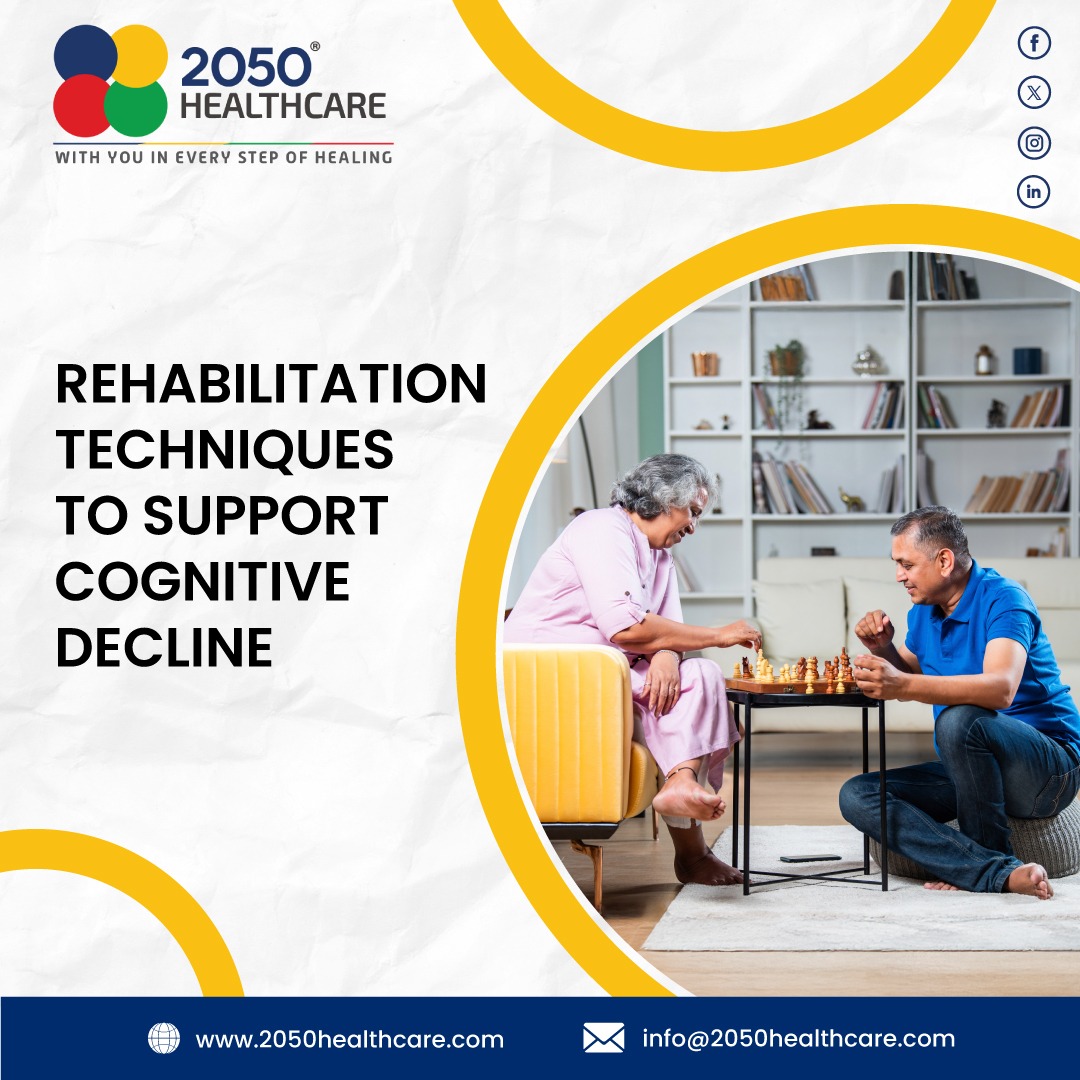 2050_healthcare's tweet image. We are excited to announce our latest blog "Rehabilitation Techniques to Support Cognitive Decline".

Read the full blog on our website- 2050healthcare.com/blog/rehabilit…

#CognitiveHealth #CognitiveDecline #MindSupport #HealthyBrain #NeuroRehab #CognitiveSupport #2050Healthcare