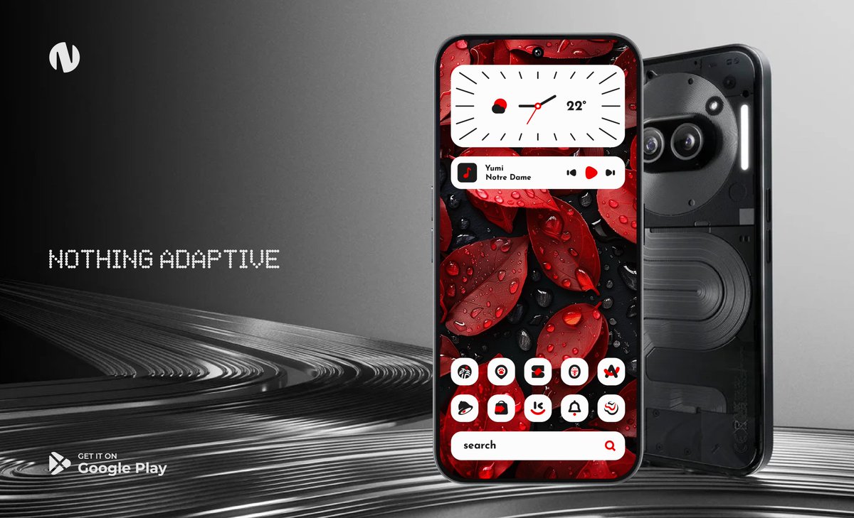 NarikDesign's tweet photo. #NOTHING ADAPTIVE | New update available on Play Store๐๐๐
โข Added 160 new #icons
โข Fixed some icons not applying automatically
Get it here: https://t.co/AAh7WKbfM9
๐20 lucky Retweets & Comment will get a promo code๐ https://t.co/eAkQMYBQha