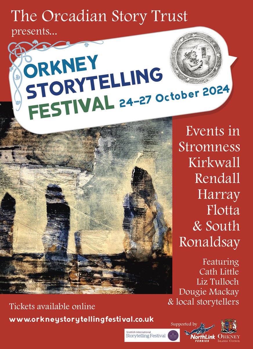 orkney.com (@orkneycom) on Twitter photo The 2024 #Orkney Storytelling Festival from <a href="/OrkneyStoF/">Orkney Storytelling</a> gets underway in just one week 📆
View the full programme on the official website 👉 orkneystorytellingfestival.co.uk
#VisitOrkney The 2024 #Orkney Storytelling Festival from <a href="/OrkneyStoF/">Orkney Storytelling</a> gets underway in just one week 📆
View the full programme on the official website 👉 orkneystorytellingfestival.co.uk
#VisitOrkney
