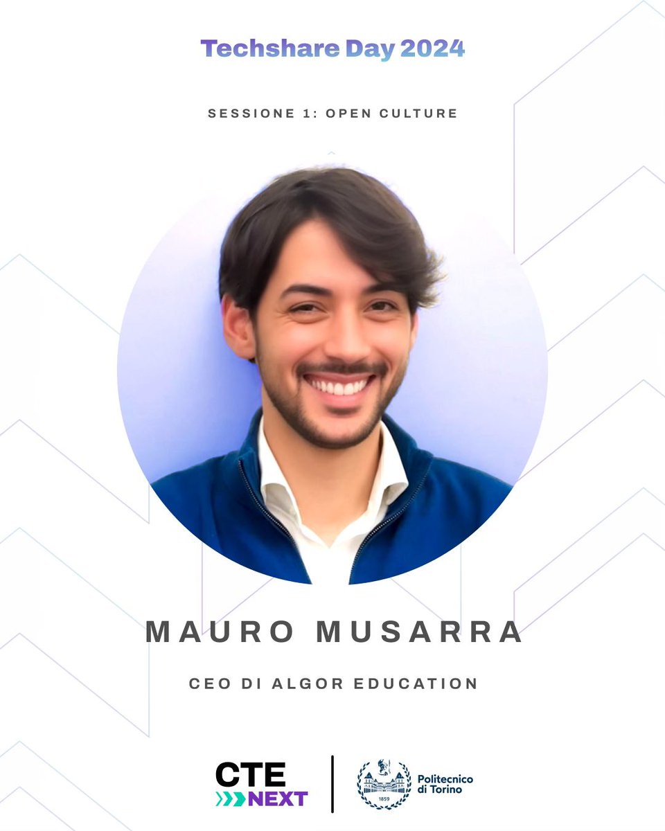 TorinoCityLab's tweet image. 🌟Road to #TechshareDay di @twitorino e @PoliTOnews🌟

Sessione 1️⃣ Open Culture:

🟣 Rojin Bayat, XR Researcher @LinksFoundation  
🟣 Elios De Maio, XR Researcher @LinksFoundation
🟣 Mauro Musarra, CEO di Algor Education

👉 lnkd.in/dX6ueGEf

#TCLecosistema #techtransfer