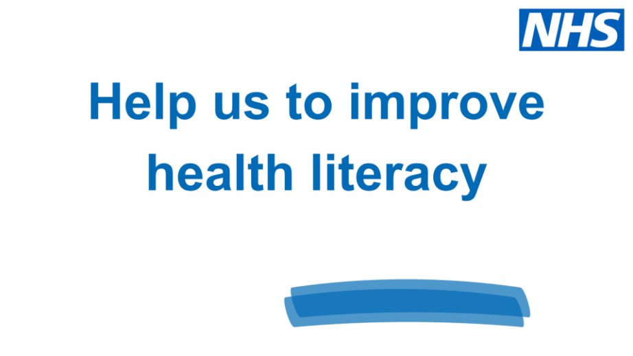 Writing health information? Try the NHS Readability Tool to  help you simplify your written text. Part of a suite of resources available in the Health Literacy Toolkit   #HealthLiteracyhttps://library.nhs.uk/health-information/
#HealthLiteracy <a href="/NHSE_WTE/">NHS England Workforce, Training and Education</a> <a href="/HealthLitKLS/">HealthLitKLS</a>