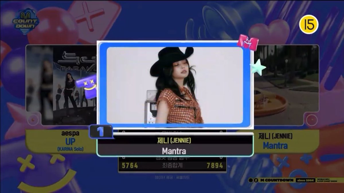 #JENNIE has won Today's M Countdown with Mantra. Congratulations to <a href="/jennierubyjane/">JENNIE</a> and team