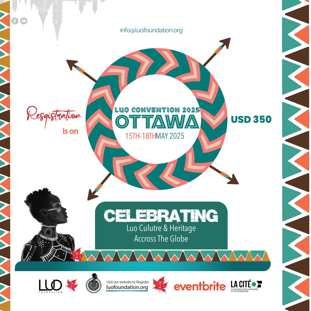 vanmarcus14's tweet image. What would make you miss the Luo Convention 2025 in Ottawa?

Don't let anything hold you back! Start your early preparations now!

#LuoConvention2025 
#Ottawa
 #LuoCulture