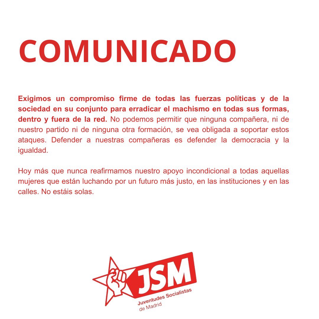 Juventudes Socialistas de Madrid tweet media