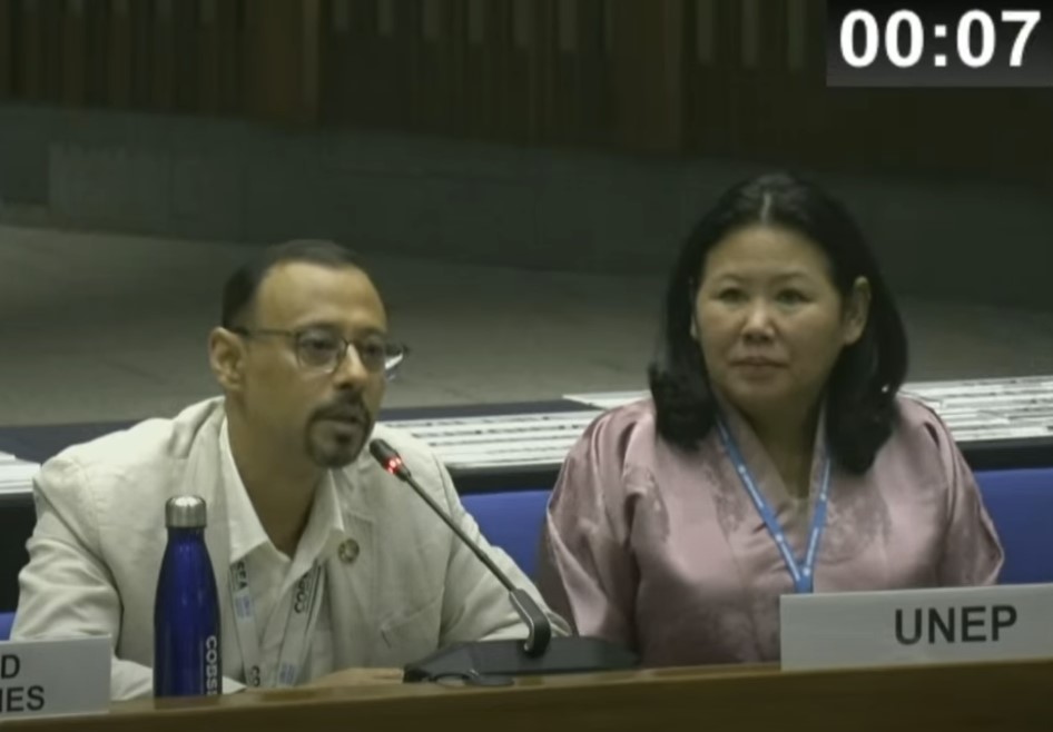 UNEP_COBSEA's tweet photo. COBSEA provides update at 8th Session of the Committee on Environment and Development, organized by the UN Economic and Social Commission for Asia and Pacific! @UNEP @UNEP_AsiaPac @UNEP_COBSEA @UNESCAP @UN @SDG2030 @UN_SDG Ocean-based #ClimateAction #EnvCom8, https://t.co/PI9jNhDIRe
