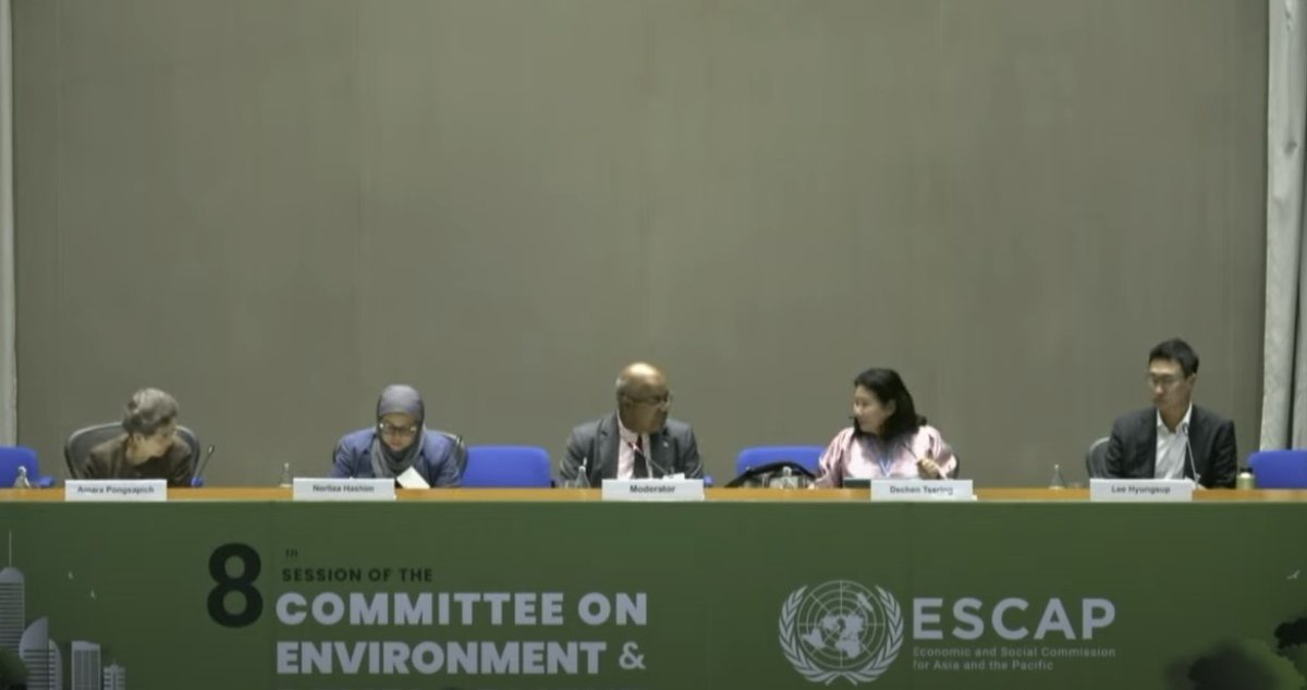 UNEP_COBSEA's tweet photo. COBSEA provides update at 8th Session of the Committee on Environment and Development, organized by the UN Economic and Social Commission for Asia and Pacific! @UNEP @UNEP_AsiaPac @UNEP_COBSEA @UNESCAP @UN @SDG2030 @UN_SDG Ocean-based #ClimateAction #EnvCom8, https://t.co/PI9jNhDIRe