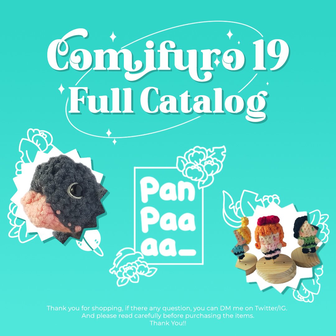 panpaaaa_'s tweet photo. CF 19 Catalog (1/2)

[RT and share are appreciated]
🌸Have some new items
🌸Gacha clearance
🌸Will updated some items
If you are interested to PO just DM me here. thx
#cf19 #comifuro19 https://t.co/4ZqjYAjNOP