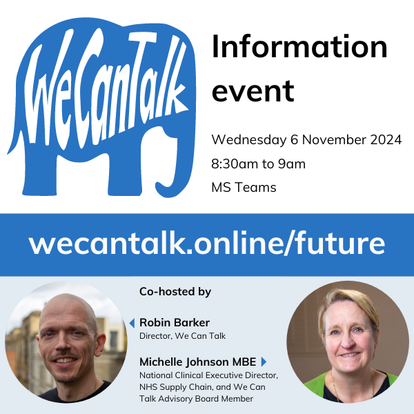 We Can Talk (@wecantalkonline) on Twitter photo ๐จ Join us for an exclusive event unveiling the future of We Can Talk and our plans to scale across the NHS acute workforce!
Co-hosted by <a href="/nursefounder/">Robin Barker (he/him)</a> & Michelle Johnson MBE
๐ก Future plans
๐ก Deployment details
๐ก Scaling our impact
๐ฅ Register now: wecantalk.online/future ๐จ Join us for an exclusive event unveiling the future of We Can Talk and our plans to scale across the NHS acute workforce!
Co-hosted by <a href="/nursefounder/">Robin Barker (he/him)</a> & Michelle Johnson MBE
๐ก Future plans
๐ก Deployment details
๐ก Scaling our impact
๐ฅ Register now: wecantalk.online/future