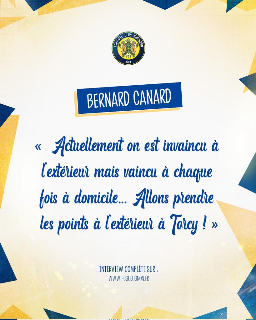 FCGueugnon_Off's tweet photo. 🟡🔵 #TotalFoot | 🎙️Bernard CANARD : « Actuellement on est invaincu à l’extérieur mais vaincu à chaque fois à domicile… Allons prendre les points à l’extérieur à Torcy ! »
📻 Podcast complet à écouter ici : https://t.co/PezGDU7gUI https://t.co/9kZyDymzfH