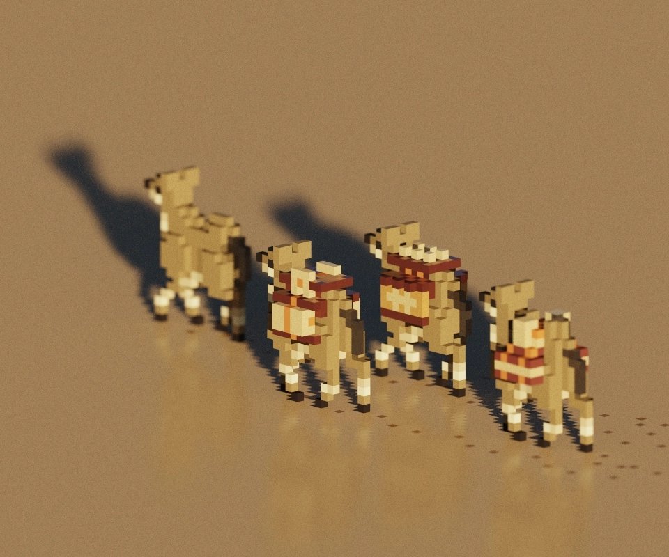Starvick26's tweet photo. #Voxtober Day 10: Nomadic

#voxtober2024 #inktober #Inktober2024
#magicavoxel #voxel #voxelart https://t.co/AOxHAkXnUb
